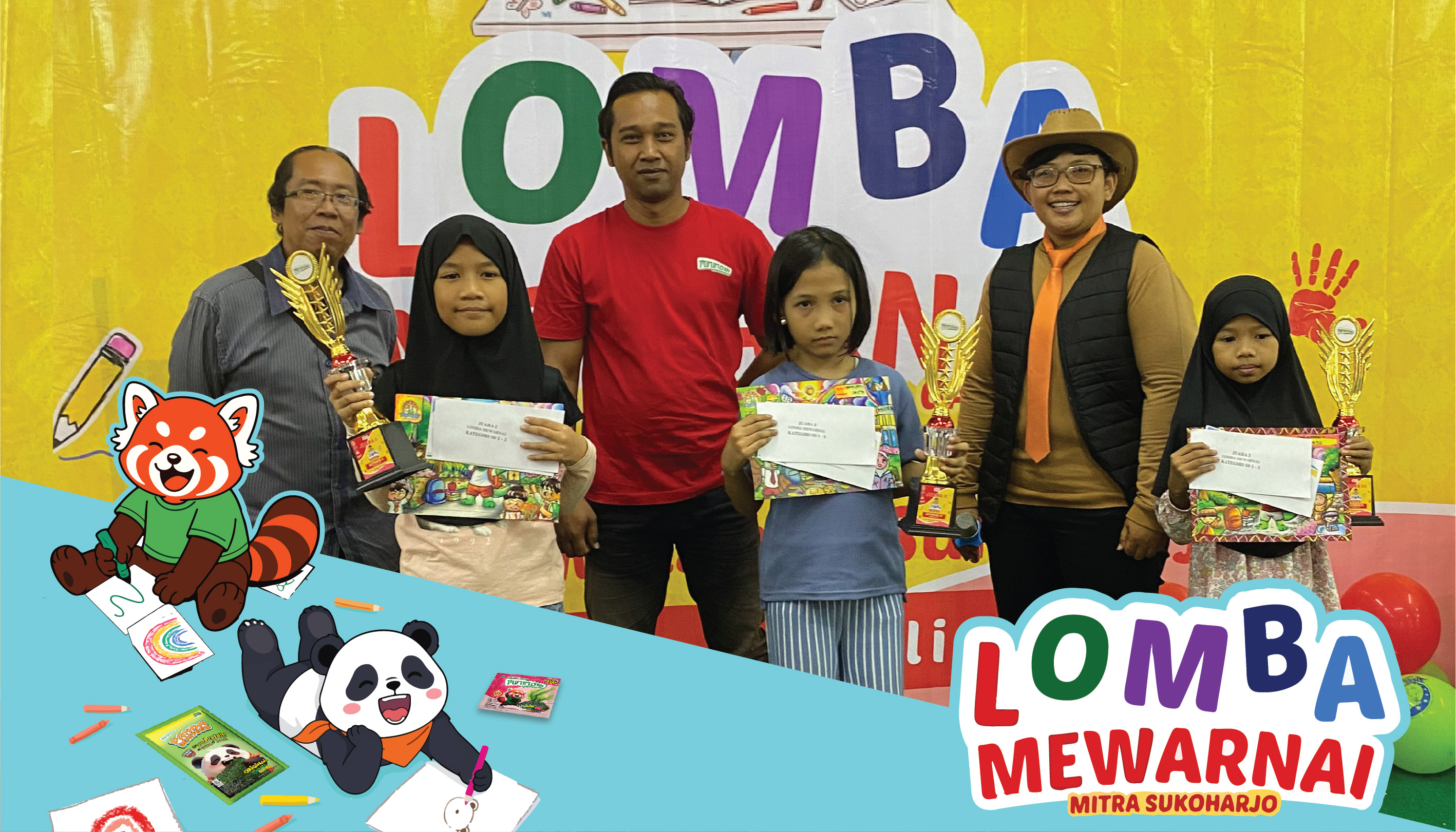 Lomba Mewarnai Anak Sukoharjo 2026: Mininori Panda Seaweed Dukung Kreativitas dan Snack Sehat Anak